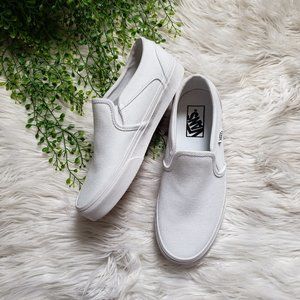 Vans True White Classic Slip On Shoes